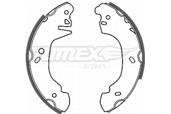 Sada brzdových čeľustí TOMEX Brakes